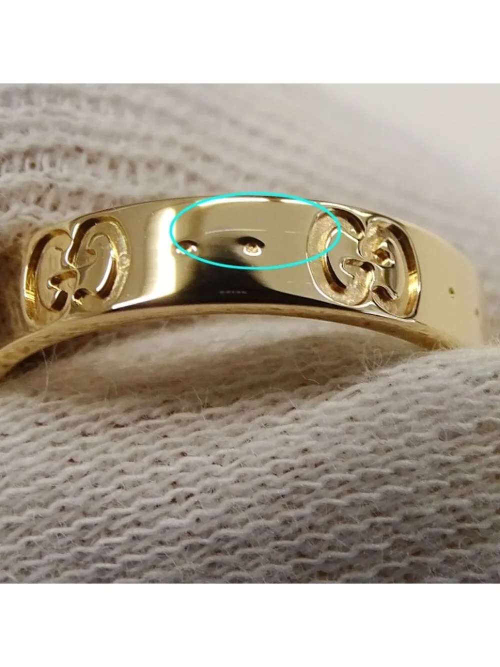 Gucci Ring Icon Slim Pink Gold - Picture 12 of 12